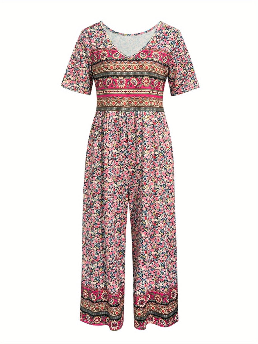 Tracy-Elegant Wide-Leg Pants Dress