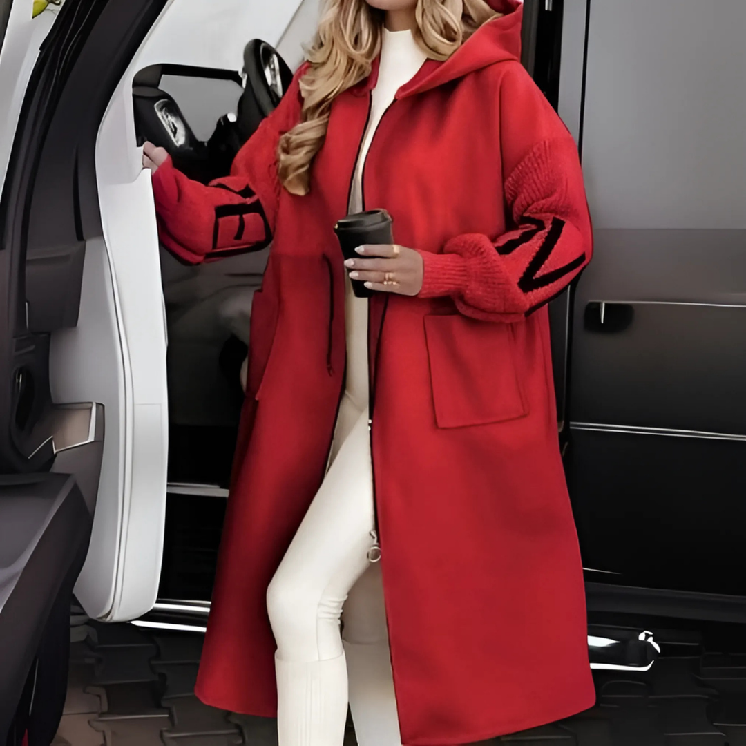 Rochelle | Elegant Hooded Coatigan