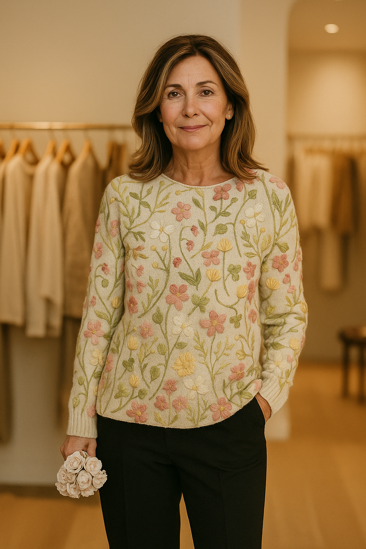 Stella™ | Floral Pattern Pullover for Women