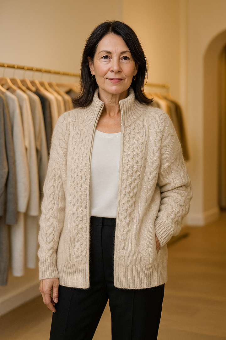 Cozy | Cable-Knit Cardigan