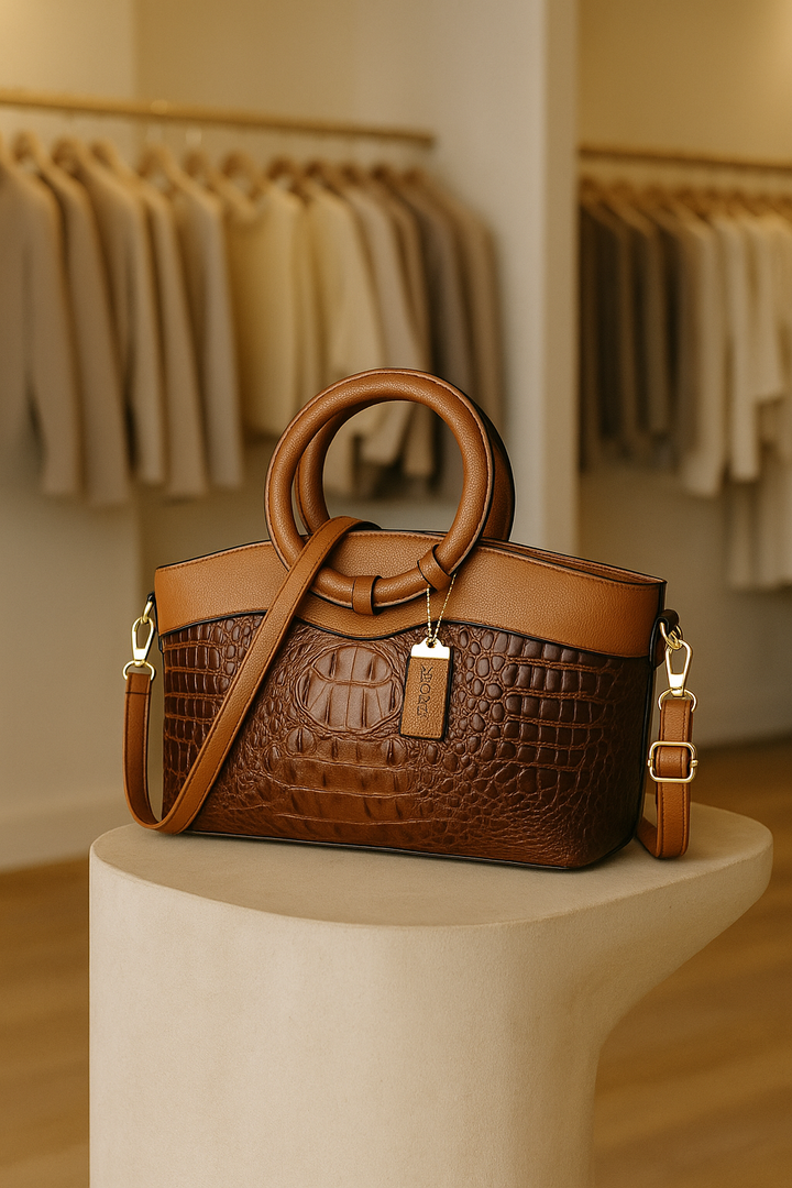 Ella™ Classic Croc | Versatile Vintage Bag