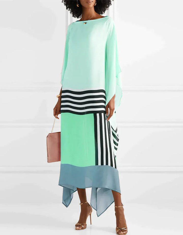 Valarie⢠| Elegant Geometric Print Caftan