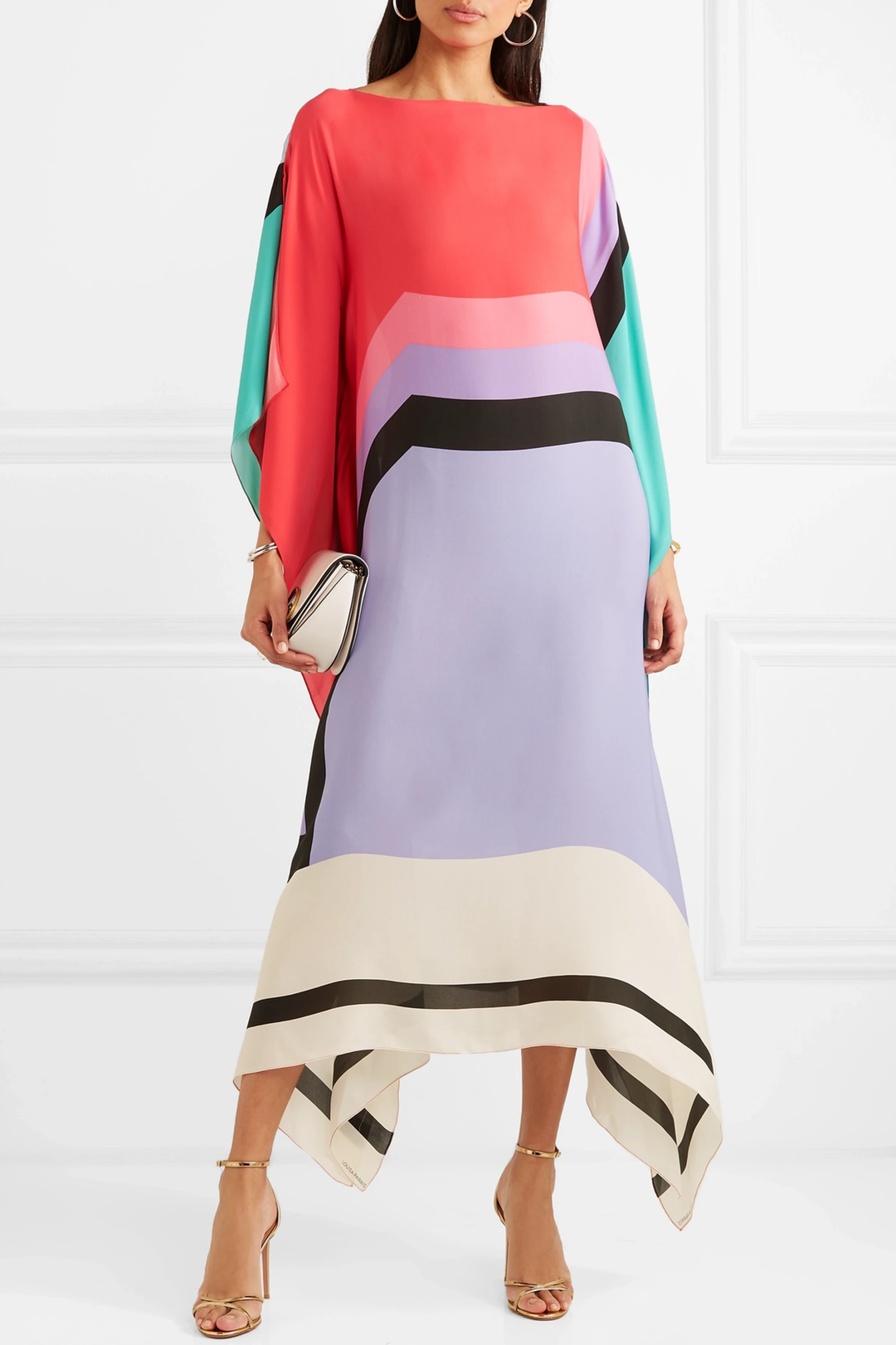 Valarie⢠| Elegant Geometric Print Caftan