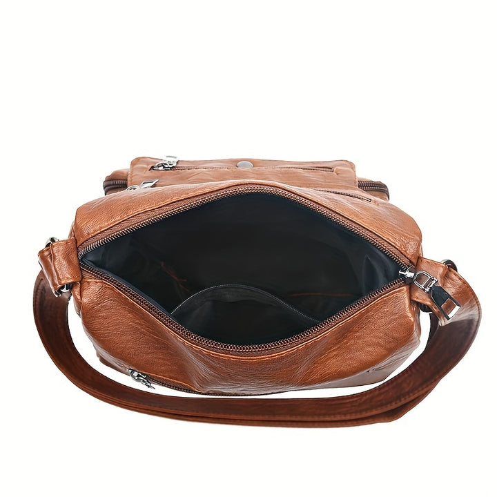 Zoey™ - Chic Heart Charm Crossbody Bag
