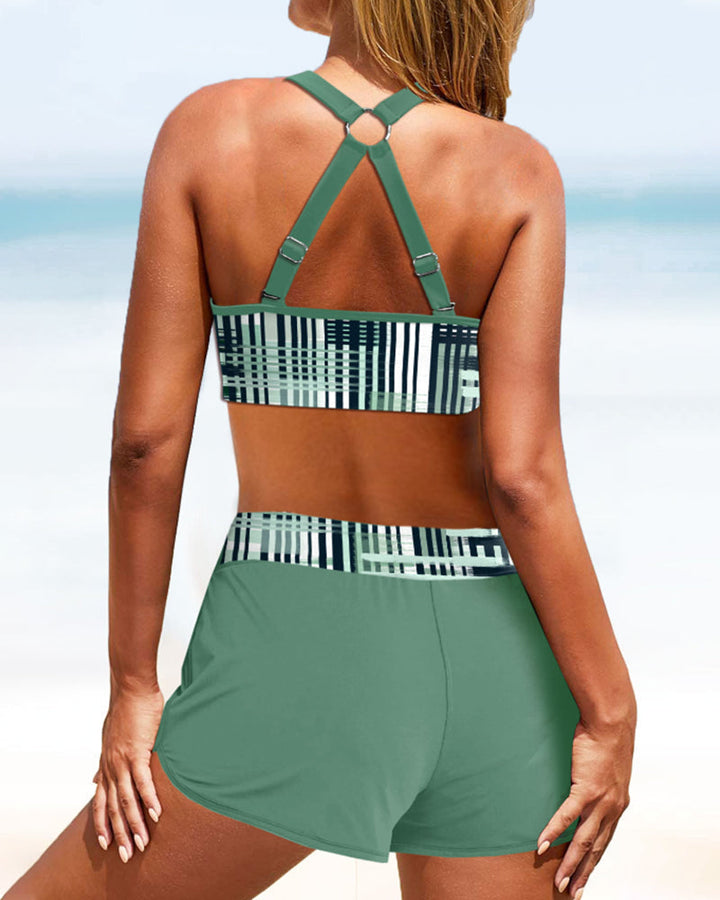 Zara - High-waisted ribbed bikini
