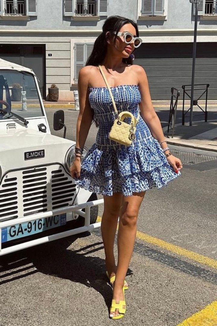 Cerys | Ruffle Mini Dress