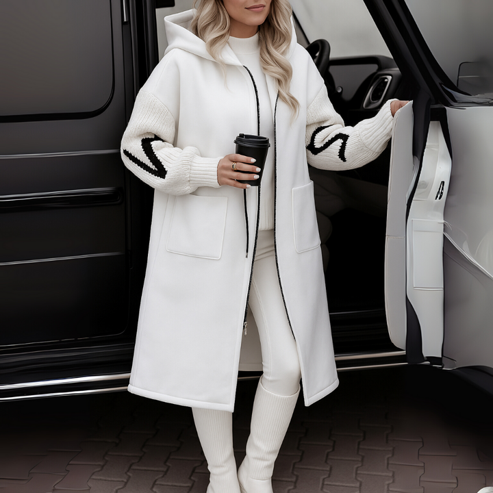 Rochelle | Elegant Hooded Coatigan