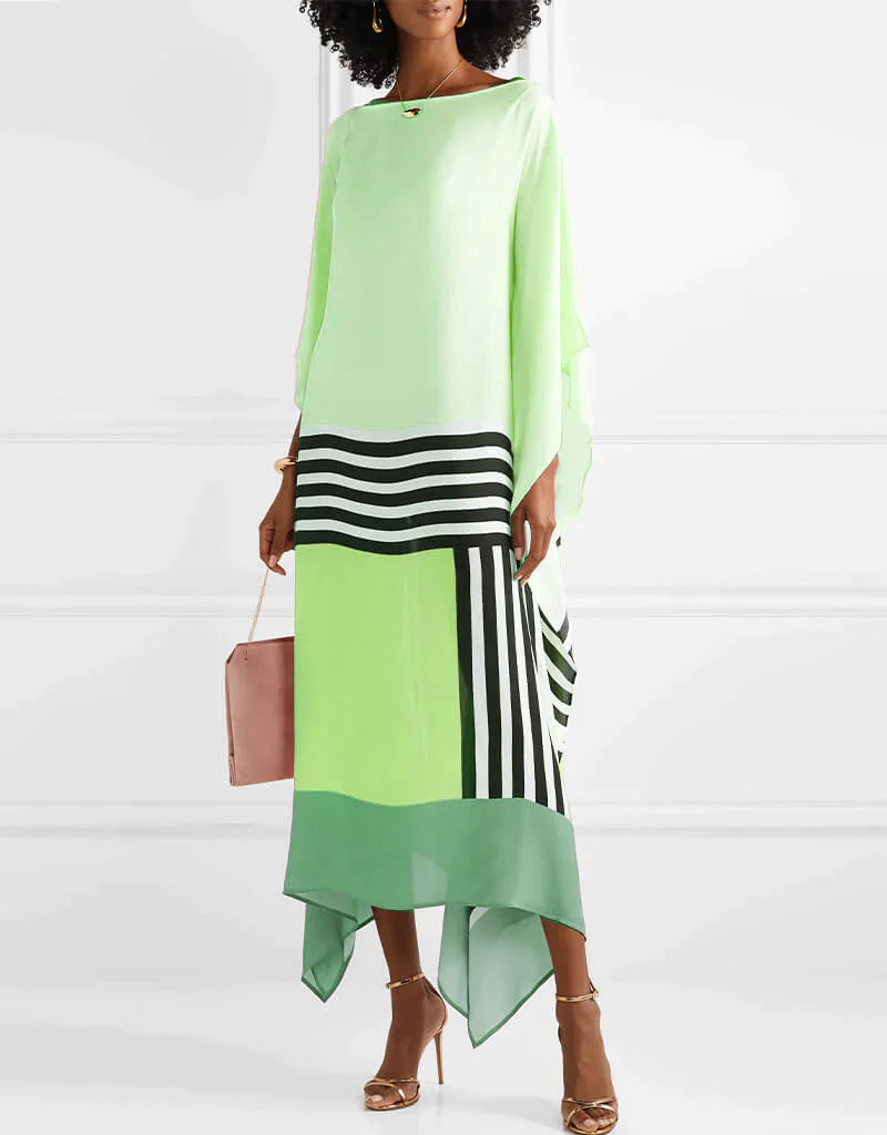 Valarie⢠| Elegant Geometric Print Caftan