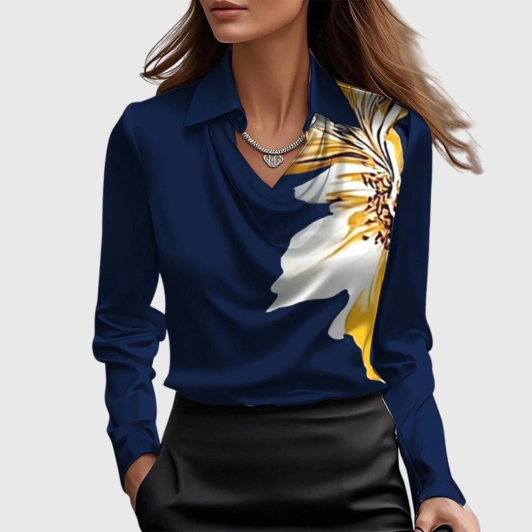 Brooklyn – Elegant blouse in satin look