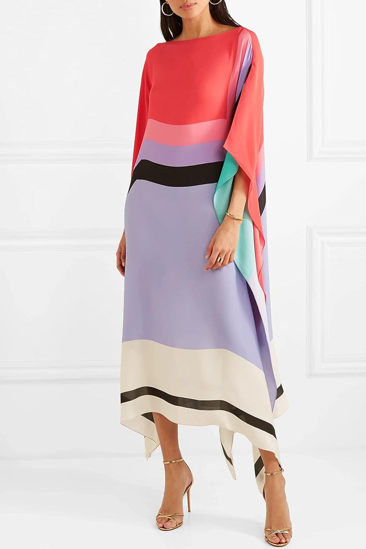 Valarie⢠| Elegant Geometric Print Caftan