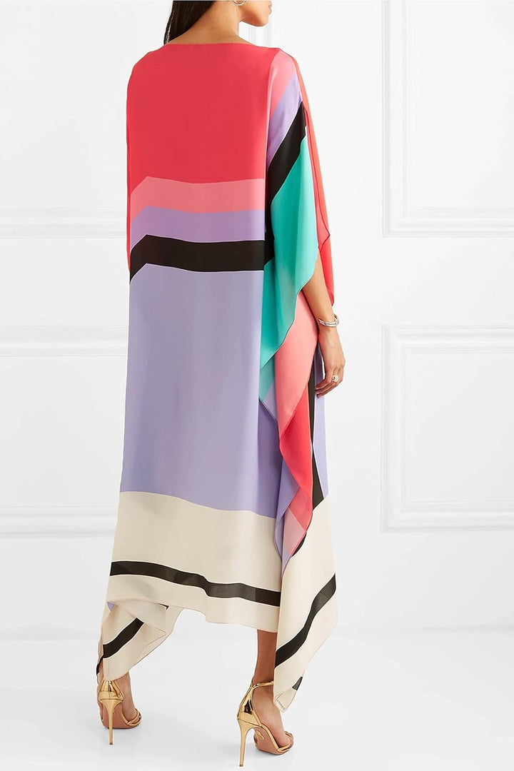 Valarie⢠| Elegant Geometric Print Caftan