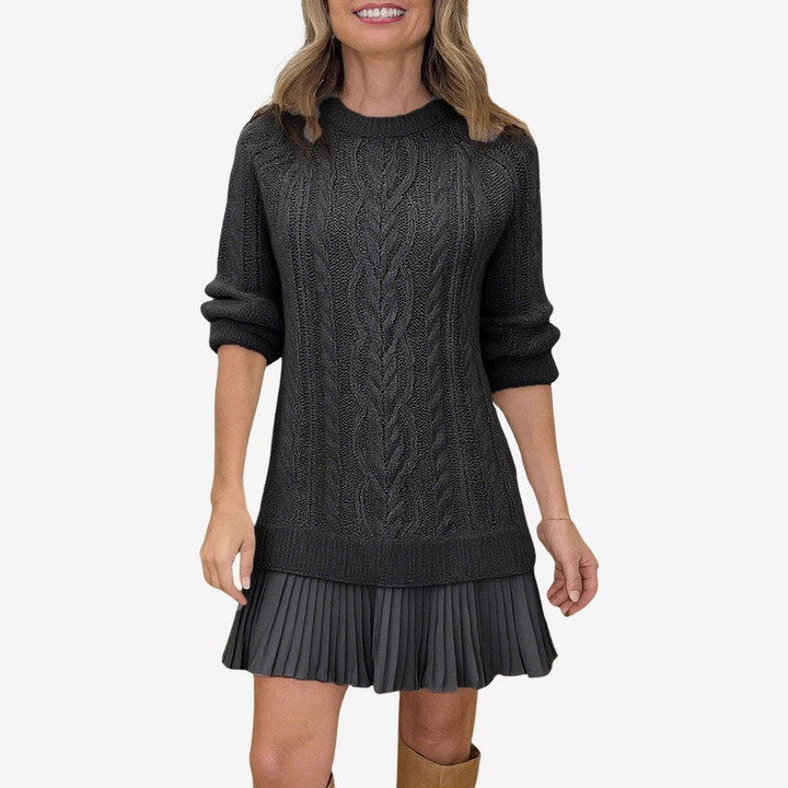 Freya™ - Knitted sweater dress