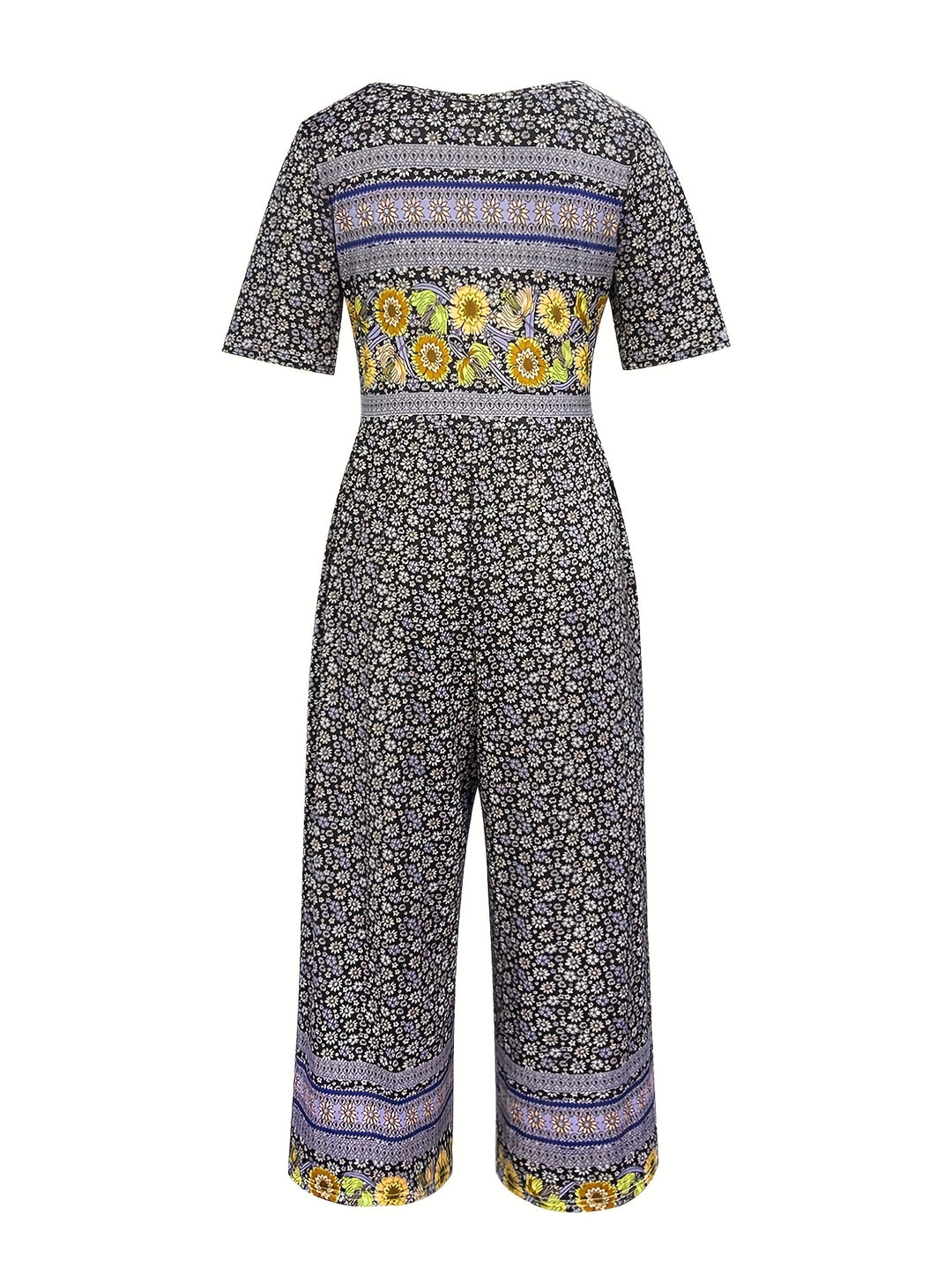 Teri-Floral Print Casual Versatile Dress