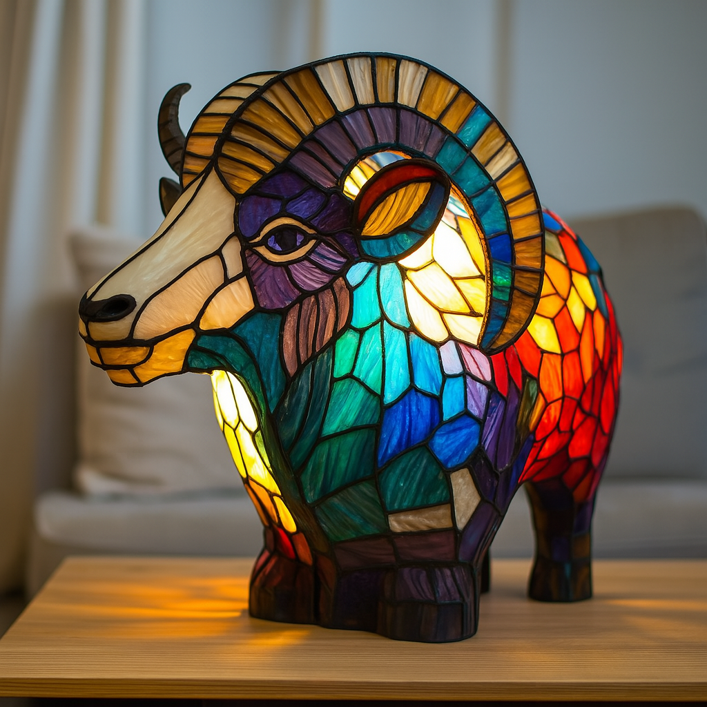 Bijou | Magical Glass Goat Lamp