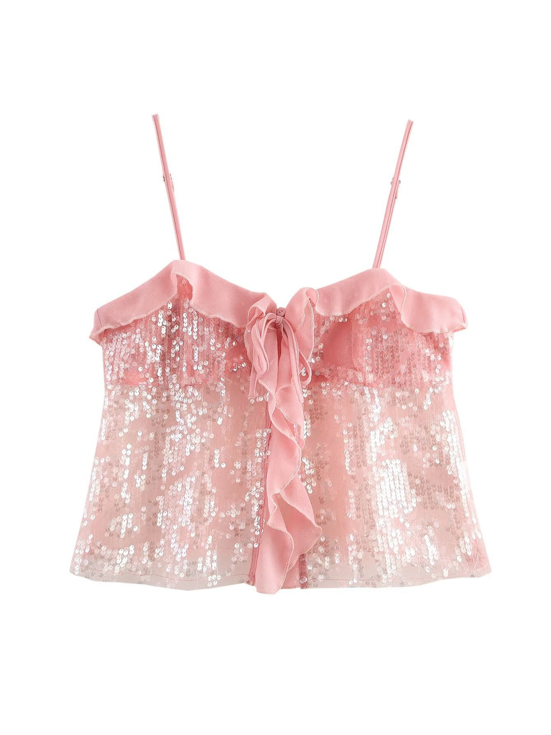 Clarissa | Sequin Halter Top