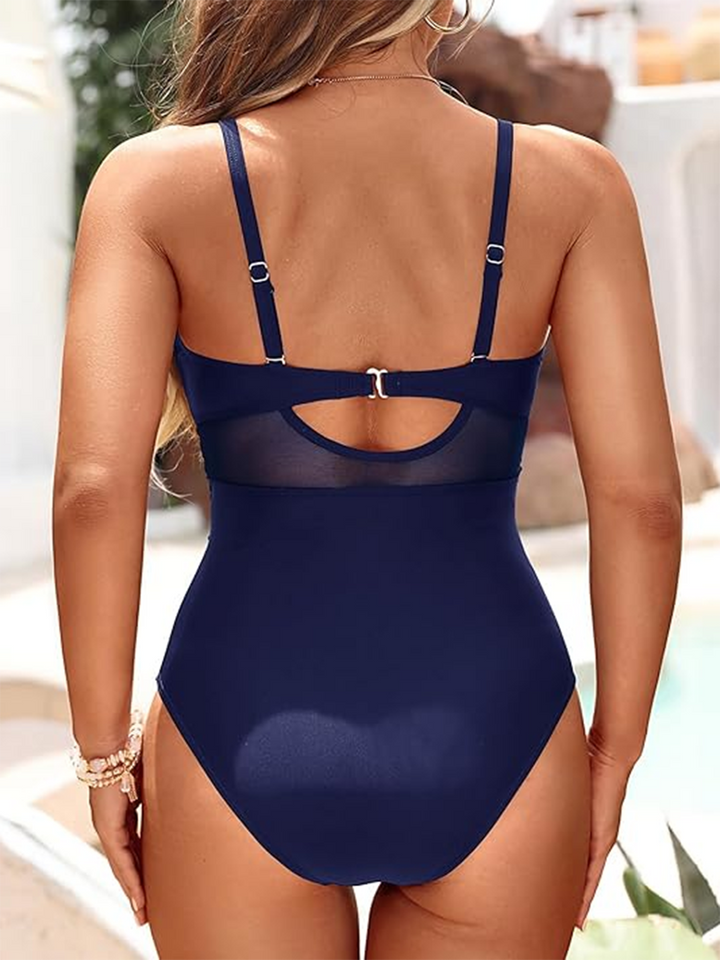 Amalfi-Swimsuit with Shaping Sheer Details
