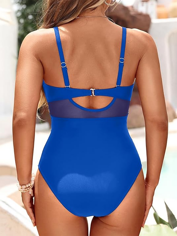 Amalfi-Swimsuit with Shaping Sheer Details