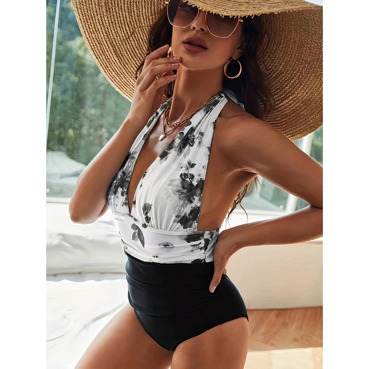 Allie | Elegant Marble Swimwear