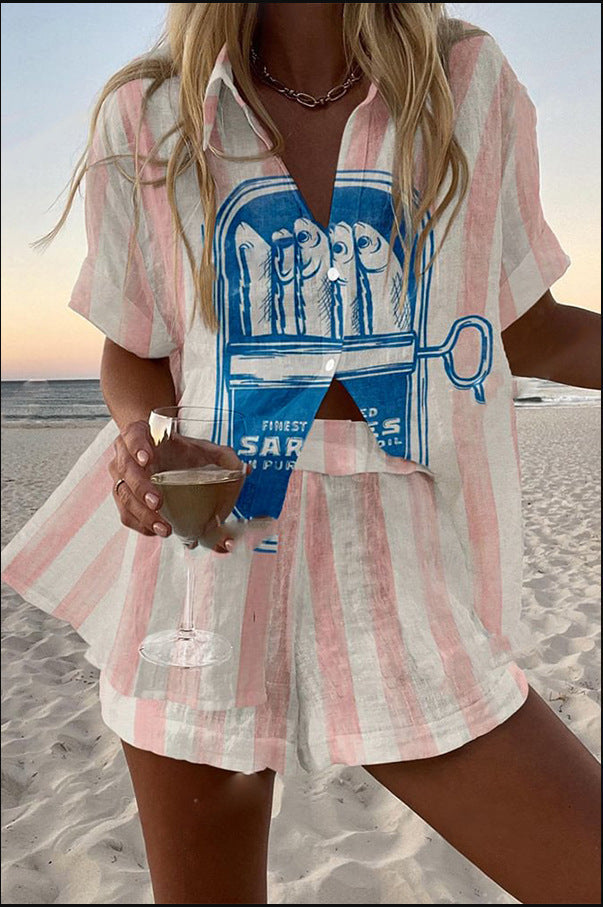 Silva™ | Sardine Linen Summer Set