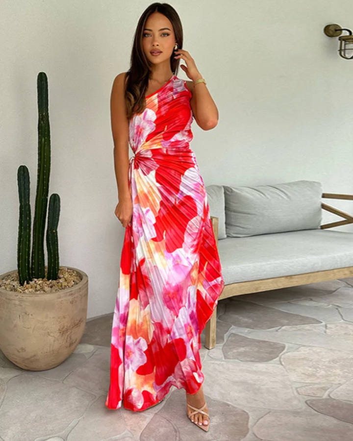 Celia | Vibrant Printed Gown