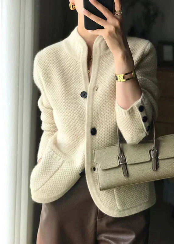Claire™ – Cashmere blend cardigan with buttons