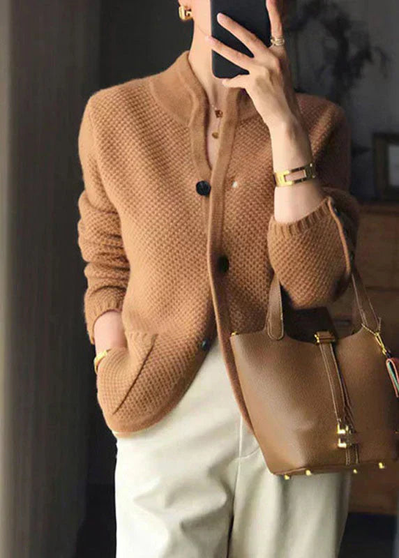 Claire™ – Cashmere blend cardigan with buttons