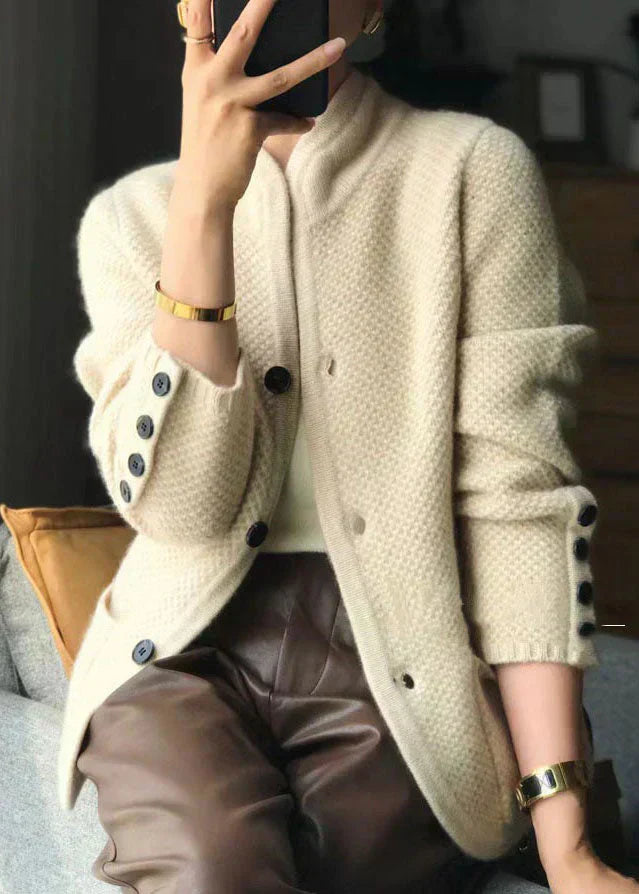 Claire™ – Cashmere blend cardigan with buttons