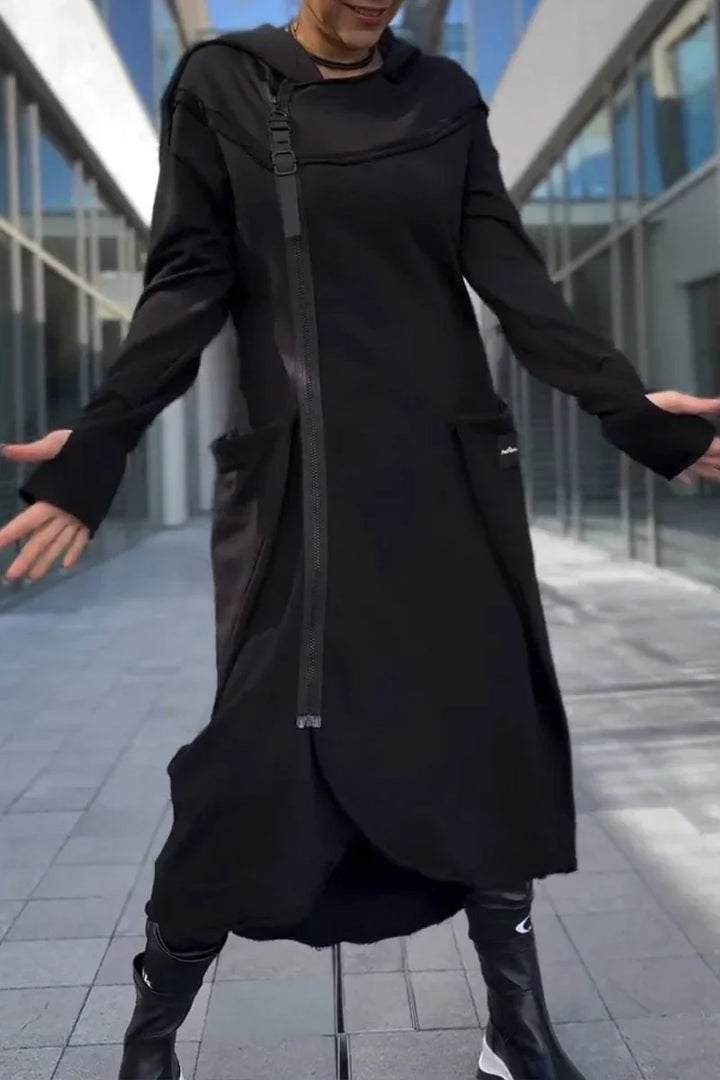 MARIE™ | LONG ZIP-UP HOODIE MADE OF LIGHTWEIGHT, BREATHABLE FABRICS