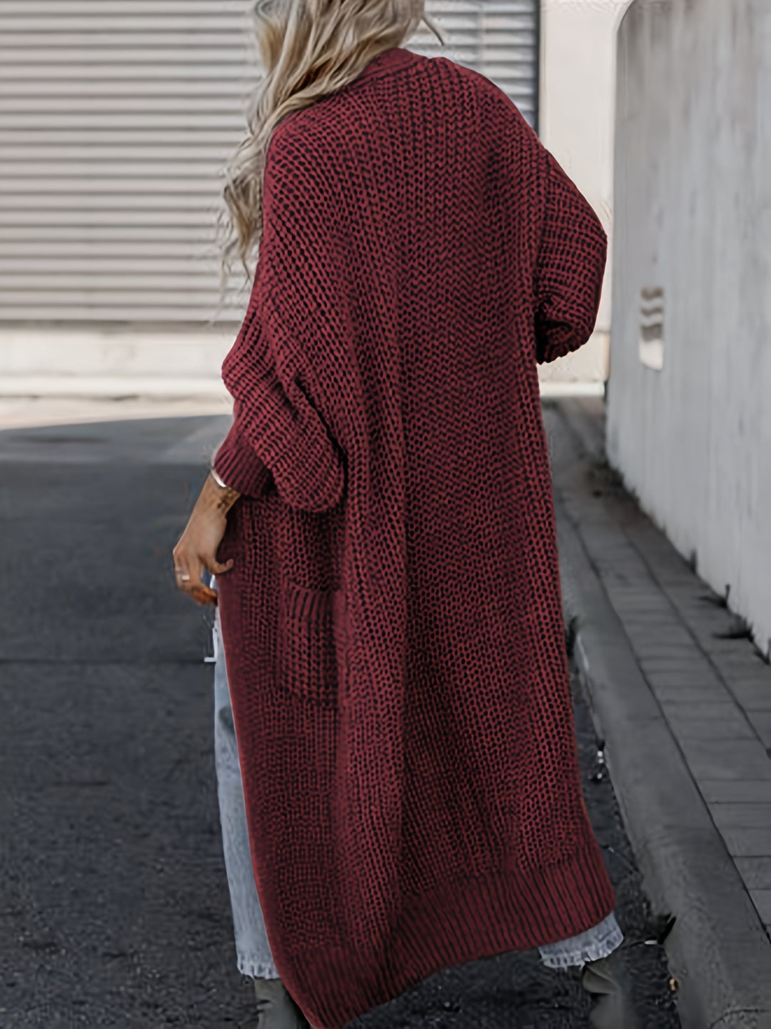Layla™ -  Elegant Deep V-Neck Long Sleeve Cardigan