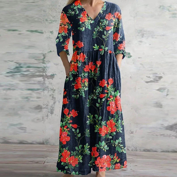 Miya™ | Elegant Retro Maxi Dress