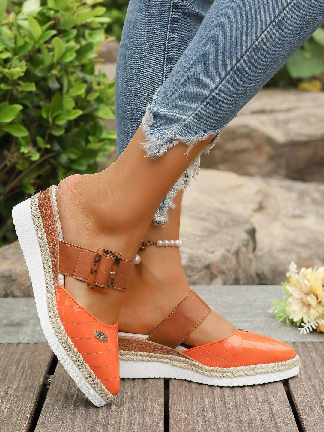 Alyssa™ - Stylish Wedge Sandals