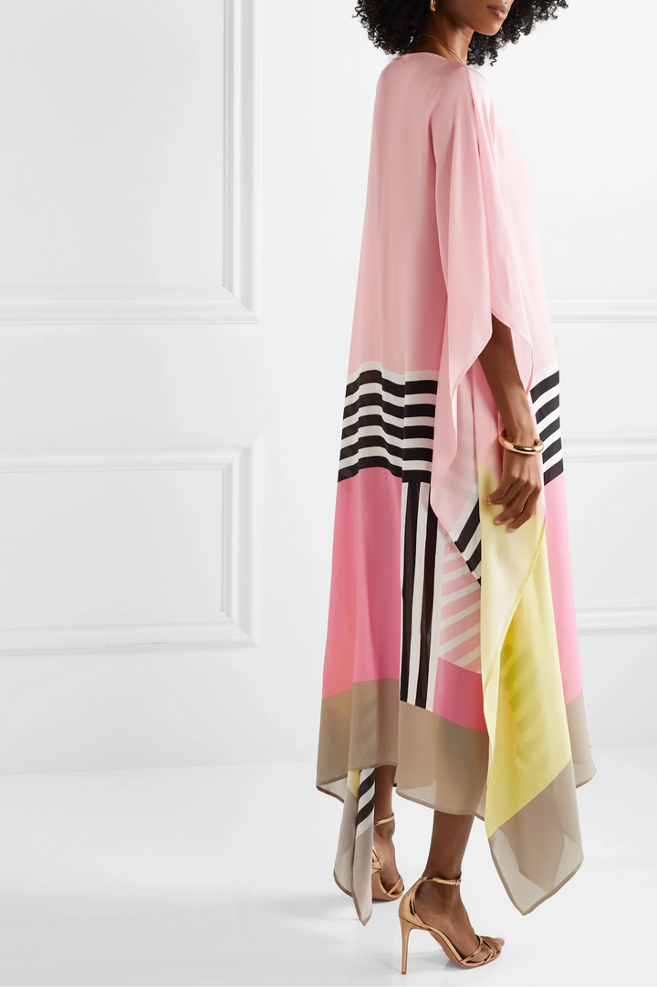Valarie⢠| Elegant Geometric Print Caftan