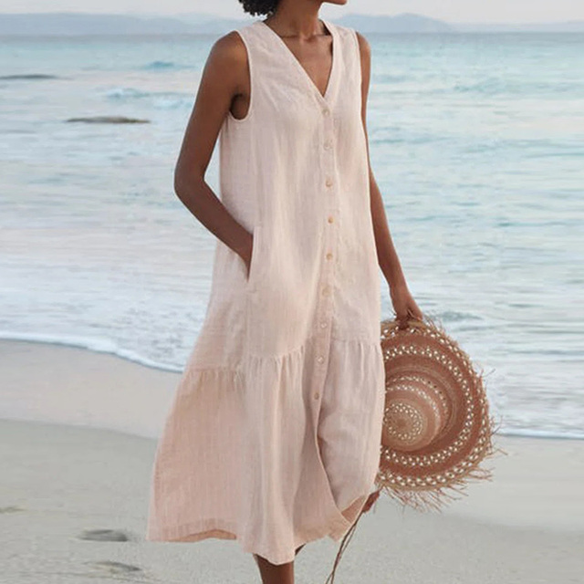 LISSA – SUMMER V-NECK DRESS