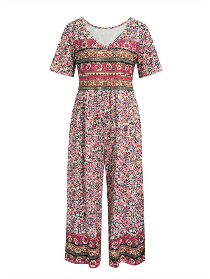 Tracy-Elegant Wide-Leg Pants Dress