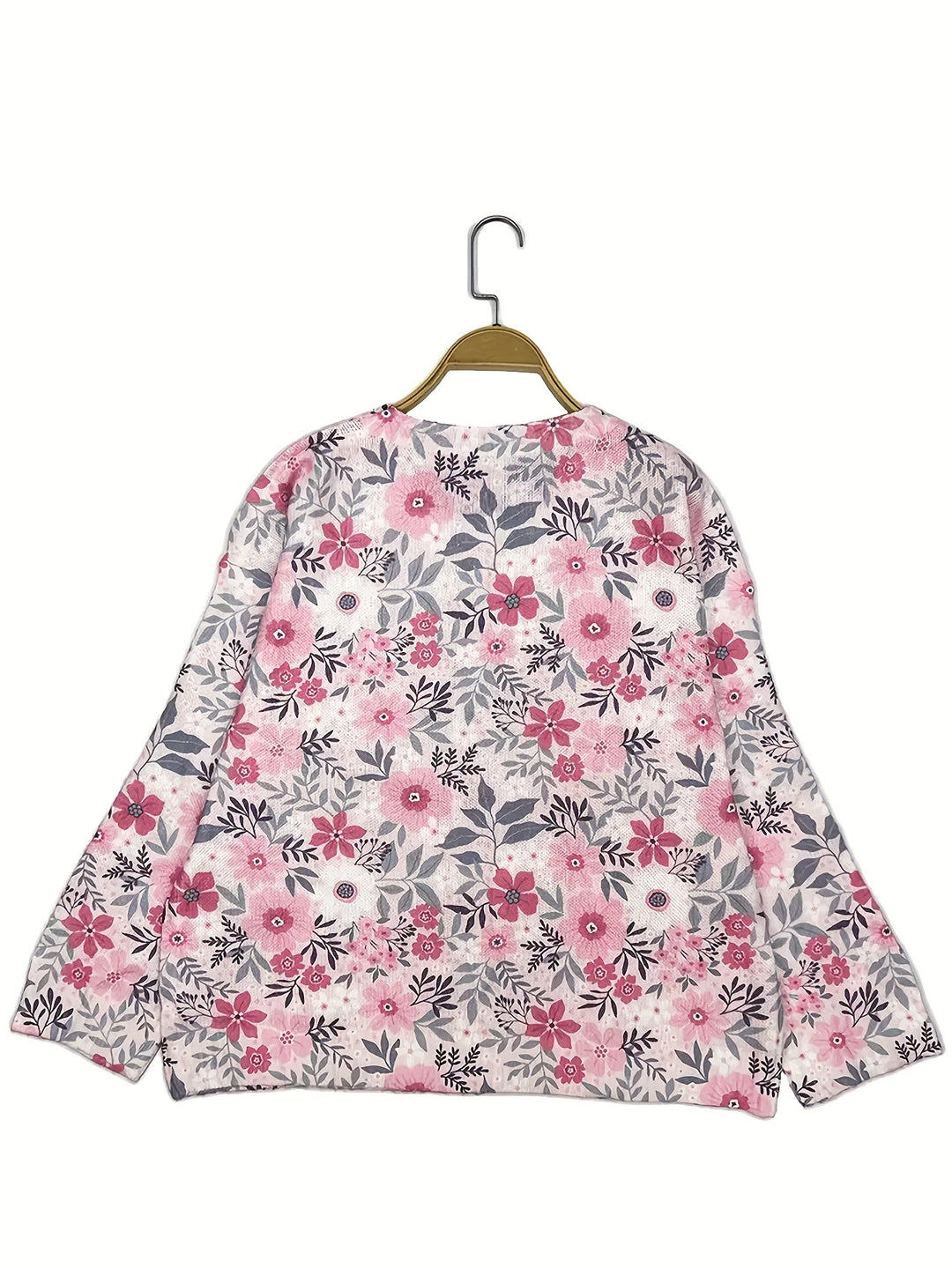 Fiona-Floral Print Cardigan