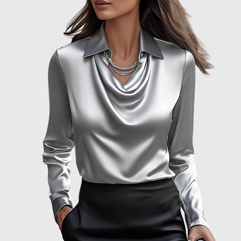 Brooklyn – Elegant blouse in satin look