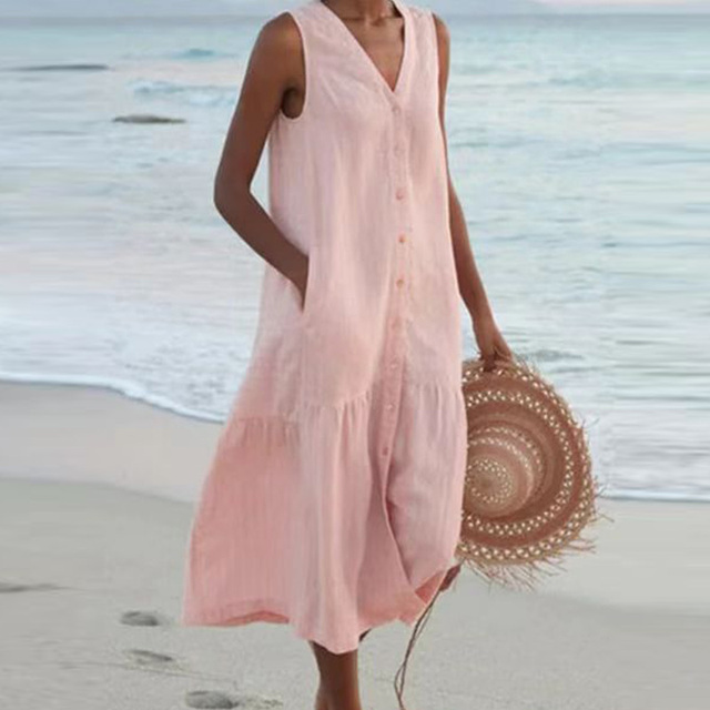 LISSA – SUMMER V-NECK DRESS