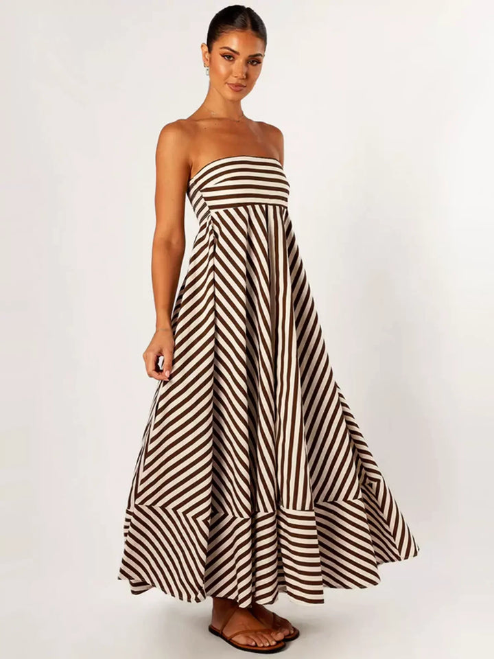 Hannah- Ruched Maxi Dress