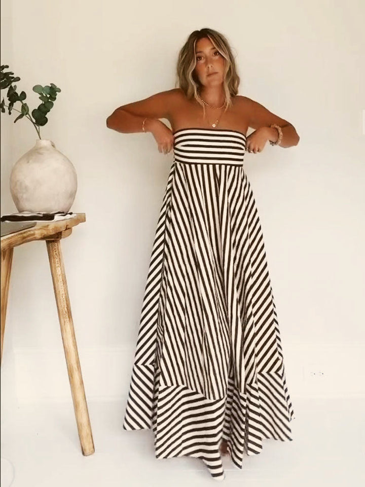 Hannah- Ruched Maxi Dress