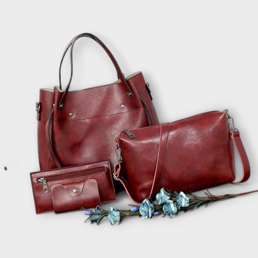 Azura - 4-Piece Vintage Bag Set