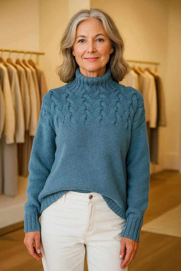 Elena – Warm Knitted Turtleneck