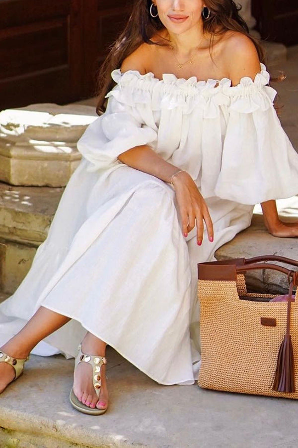 Francisca™ - Elegant Off Shoulder Summer Dress