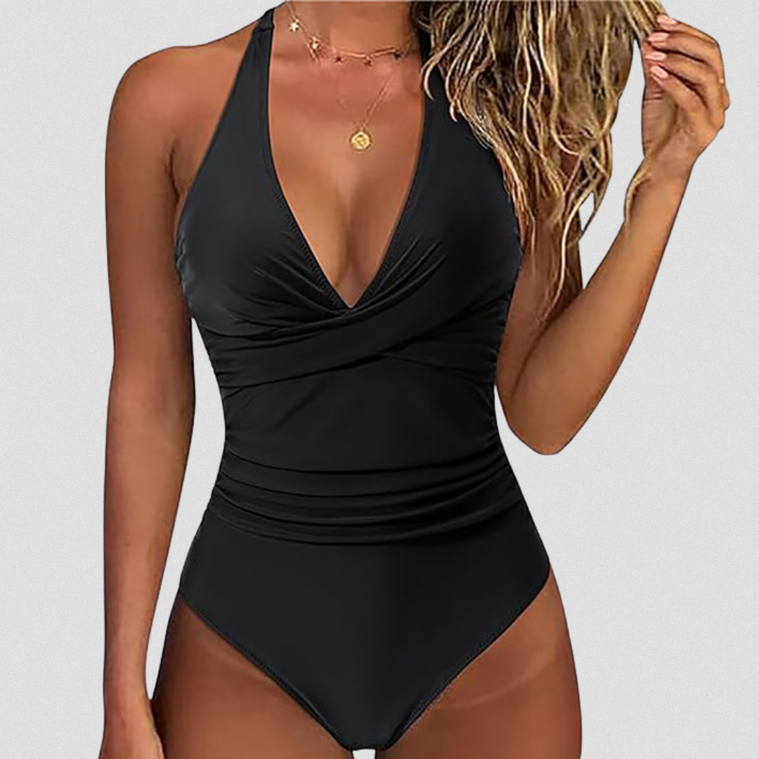 BIANCA | SLIMMING TEAL SWIMSUIT