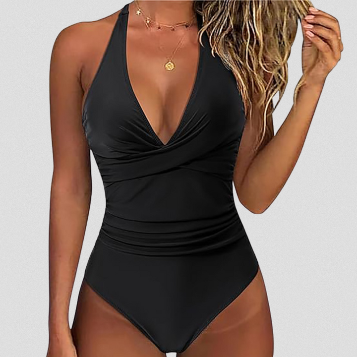 BIANCA | SLIMMING TEAL SWIMSUIT