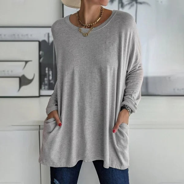 Aelira | Relaxed Long Sleeve Top