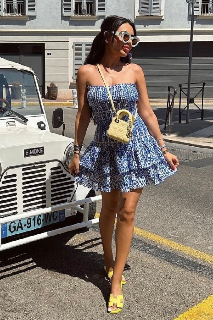 Cerys | Ruffle Mini Dress