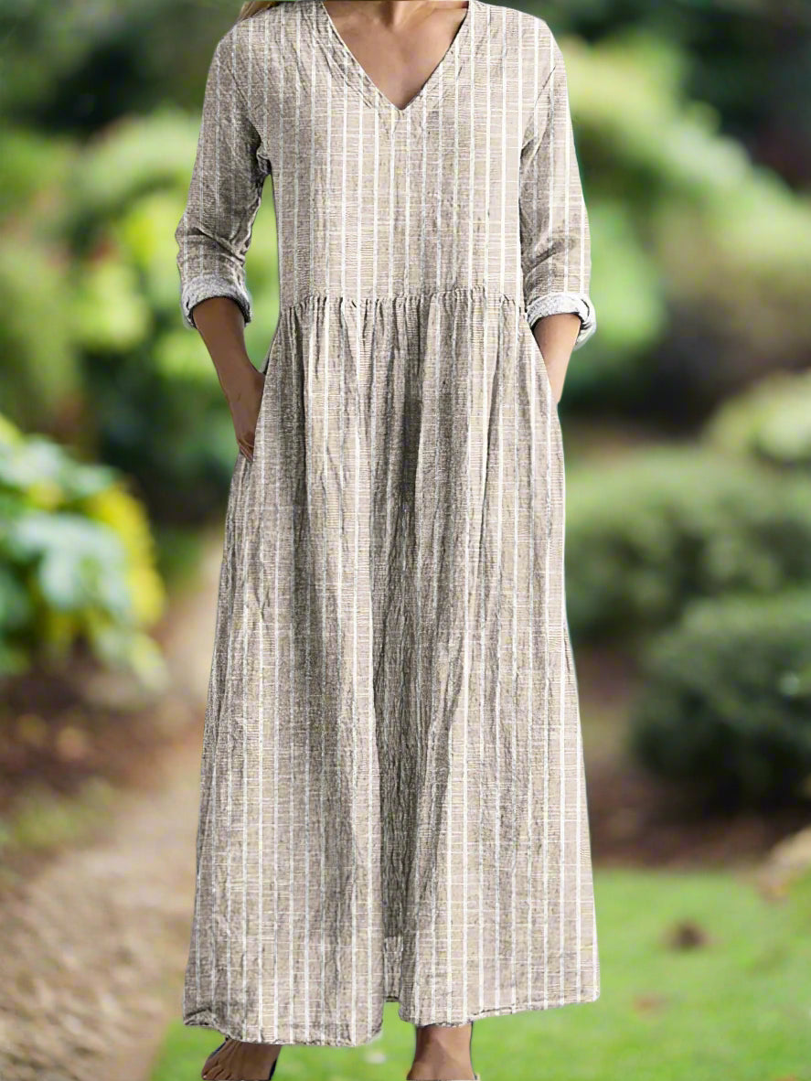 Galia - Casual Striped Dress