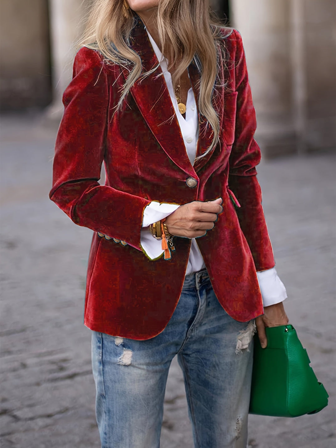 MARNIE™| TAILORED VELVET BLAZER