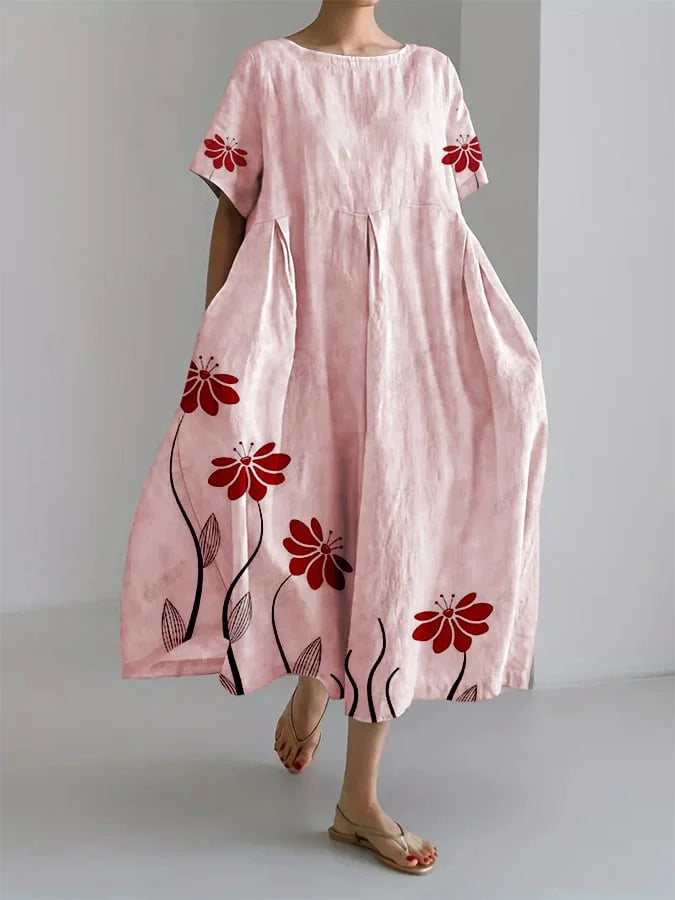 Soft Floral Dress