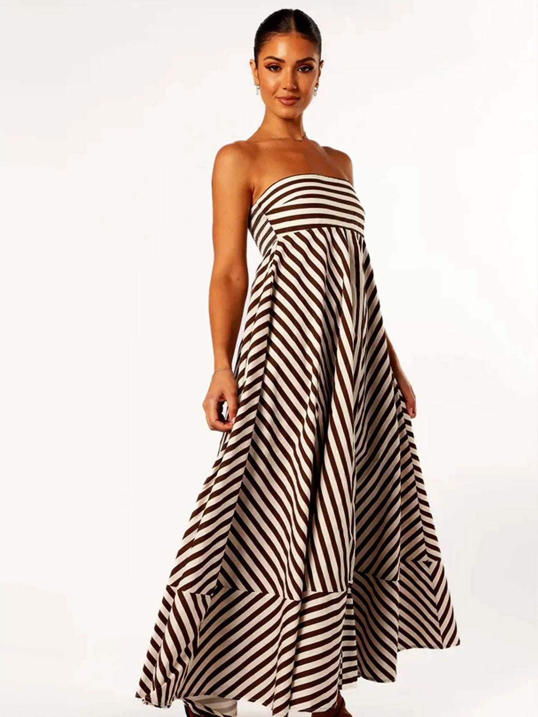 Hannah- Ruched Maxi Dress